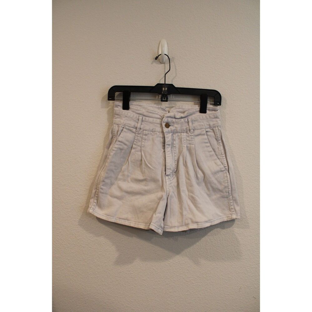 Faherty very light blue high rise organic cotton size small jean shorts